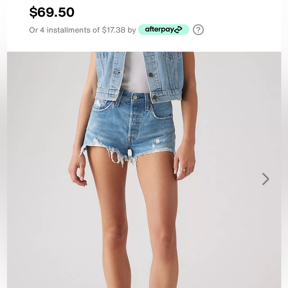 501® ORIGINAL FIT HIGH RISE WOMEN'S SHORTS